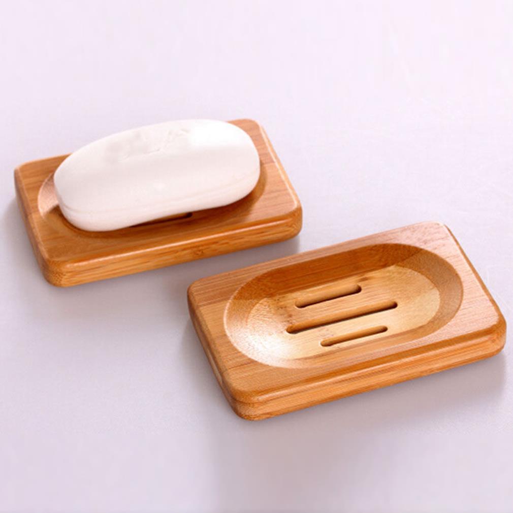  õ 볪   Ȧ   ÷Ʈ   귣 /Bathroom Natural Bamboo Wood Storage Holder Bath Shower Plate Soap Dish Brand New